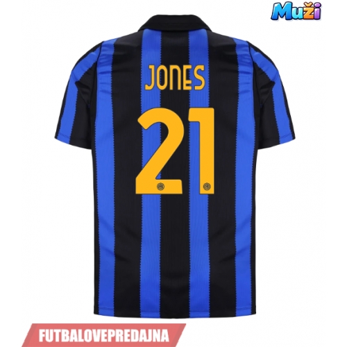 Lacne Muži Futbalové dres Inter Milan Curtis Jones #21 2026-27 Krátky Rukáv - Domáci